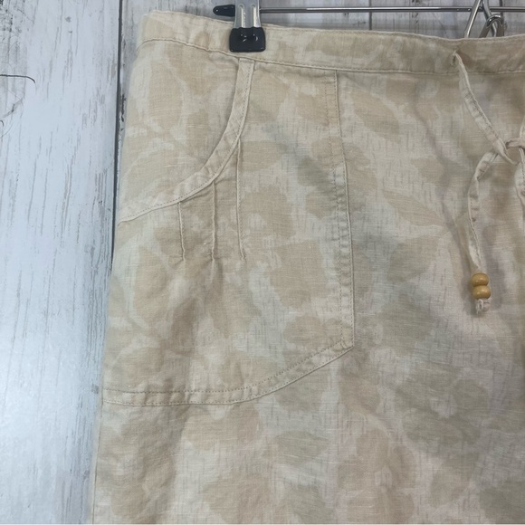 Columbia Linen/Cotton Blend Drawstring Skirt Medium - Picture 7 of 7